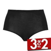 Damella Trosor High Waist Maxi Brief Svart merinoull 46 Dam