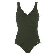 Damella Julia Chlorine Resistant Swimsuit Mörkgrön polyamid 44 Dam