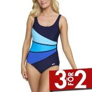 Damella Laura Chlorine Resistant Swimsuit Marin/Blå 48 Dam