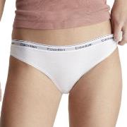 Calvin Klein Trosor 3P Low Rise Bikini Briefs Vit bomull X-Small Dam