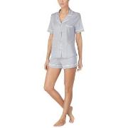 DKNY New Signature Short Pyjama Set Grå X-Large Dam