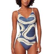 Triumph Summer Allure Padded Swimsuit 01 Blå Mönstrad C 40 Dam