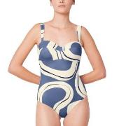 Triumph Summer Allure Swimsuit Blå/Vit B 40 Dam