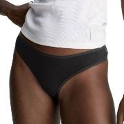 Calvin Klein Trosor 3P Ideal Cotton Thongs Svart bomull Large Dam