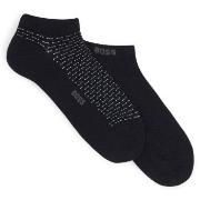 BOSS Strumpor 2P Minipatetrn CC Ankle Socks Svart Strl 39/42 Herr