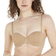 Calvin Klein BH Strapless Lined Bra Beige B 85 Dam