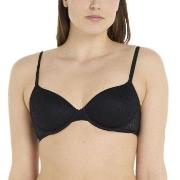 Calvin Klein BH Sheer Marquisette Demi T-shirt Bra Svart polyamid F 80...