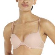 Calvin Klein BH Sheer Marquisette Push Up Bra Ljusrosa E 75 Dam