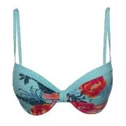 Esprit Peony Beach Padded Push Up Bikini Turkos Mönster B 38 Dam