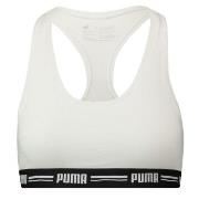 Puma BH Iconic Racer Back Bra Vit X-Large Dam