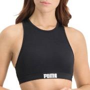 Puma Racerback Swimtop Svart Medium Dam