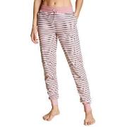 Calida Favourites Dreams Striped Pants Rosa randig bomull Small Dam