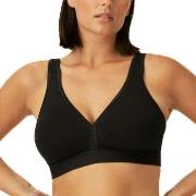 NATURANA BH Athleisure Soft Bra Svart bomull D 105 Dam