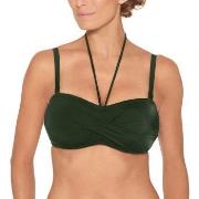 Wiki Basic Bandeau Bikini Top Mörkgrön E 80 Dam