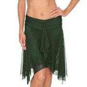 Wiki Basic Beach Skirt Mörkgrön polyester X-Large Dam