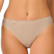 Sloggi Trosor 2P Basic Plus Tai Briefs Beige bomull 40 Dam