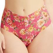 Hanky Panky Trosor 3P Signature Lace Print Retro Thong Rosa blommig ny...