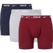 Nike Kalsonger 9P Everyday Cotton Boxer Blå/Röd bomull Small Herr