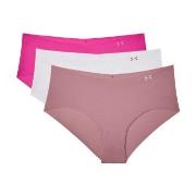 Under Armour Trosor 9P Pure Stretch Hipster 1325 Rosa/Vit Small Dam