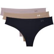 Under Armour Trosor 9P Pure Stretch Thong Svart m Beige Small Dam