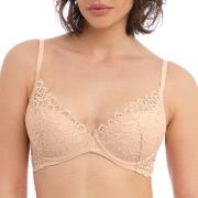 Wacoal BH Raffine Plunge Push Up Bra Beige A 75 Dam