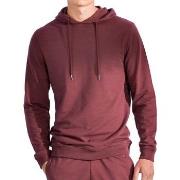 Bread and Boxers Organic Cotton Men Hooded Shirt 2P Vinröd X-Large Her...