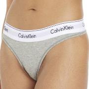 Calvin Klein Trosor 2P Modern Cotton Thong Gråmelerad X-Large Dam