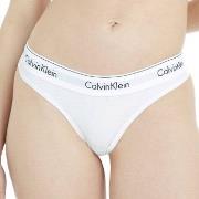 Calvin Klein Trosor 2P Modern Cotton Thong D1 Vit X-Small Dam