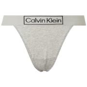 Calvin Klein Trosor 2P Reimagined Heritage High Leg Thong Grå Small Da...