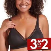 Sloggi BH Body Adapt Twist T-shirt Bra Svart X-Small Dam