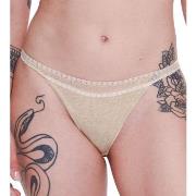 Sloggi Trosor 2P GO Ribbed Tanga Briefs Elfenben ekologisk bomull X-Sm...