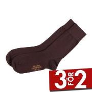 Amanda Christensen Strumpor Noble Ankle Socks Mörkbrun Strl 39/40