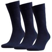 Amanda Christensen Strumpor 3P True Combed Cotton Sock Marin Strl 35/3...