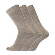 Dovre Strumpor 3P No Elastic Twin Socks Beige bomull Strl 40/45 Herr