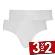 Jockey Kalsonger 2P Microfiber Air Brief Vit polyamid XX-Large Herr