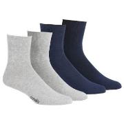 Damella Strumpor 2P Seamless Socks Marin/Grå Strl 39/42 Dam