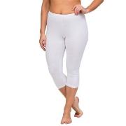 Trofe Leggings 3-4 Length Vit bomull Small Dam