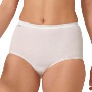 Sloggi Trosor 2P Basic Plus Maxi Briefs Vit bomull 52 Dam