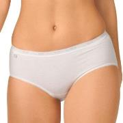 Sloggi Trosor 2P Basic Plus Midi Briefs Vit bomull 38 Dam