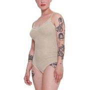 Sloggi GO Ribbed Bodysuit Elfenben bomull Large Dam