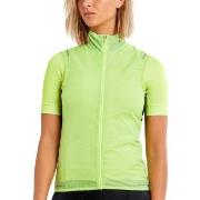 Craft Essence Wind Vest W Limegrön polyester Medium Dam