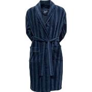 JBS Velour Bath Robe Mörkblå bomull Large Herr