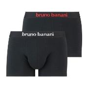 Bruno Banani Kalsonger 2P Flowing Shorts Svart/Vit bomull X-Large Herr