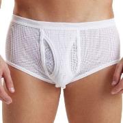 JBS Kalsonger Mesh Brief Vit bomull X-Large Herr