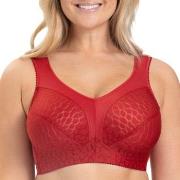 Miss Mary Lovely Jacquard Soft Bra BH Röd D 80 Dam