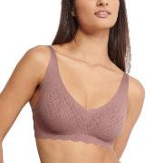 Sloggi BH ZERO Feel Bliss Soft Bra Brun XL+ Dam