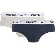 Nike Kalsonger 6P Everyday Cotton Stretch Brief Grå/Blå bomull Small H...