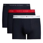 Tommy Hilfiger Kalsonger 3P WB Trunks Svart/Röd bomull X-Large Herr