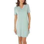 Lady Avenue Bamboo Nightdress SS Mintgrön Bambu Small Dam