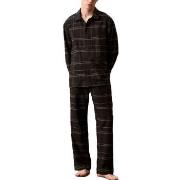 Calvin Klein Men Flannel Sleep Pant Svart bomull X-Large Herr